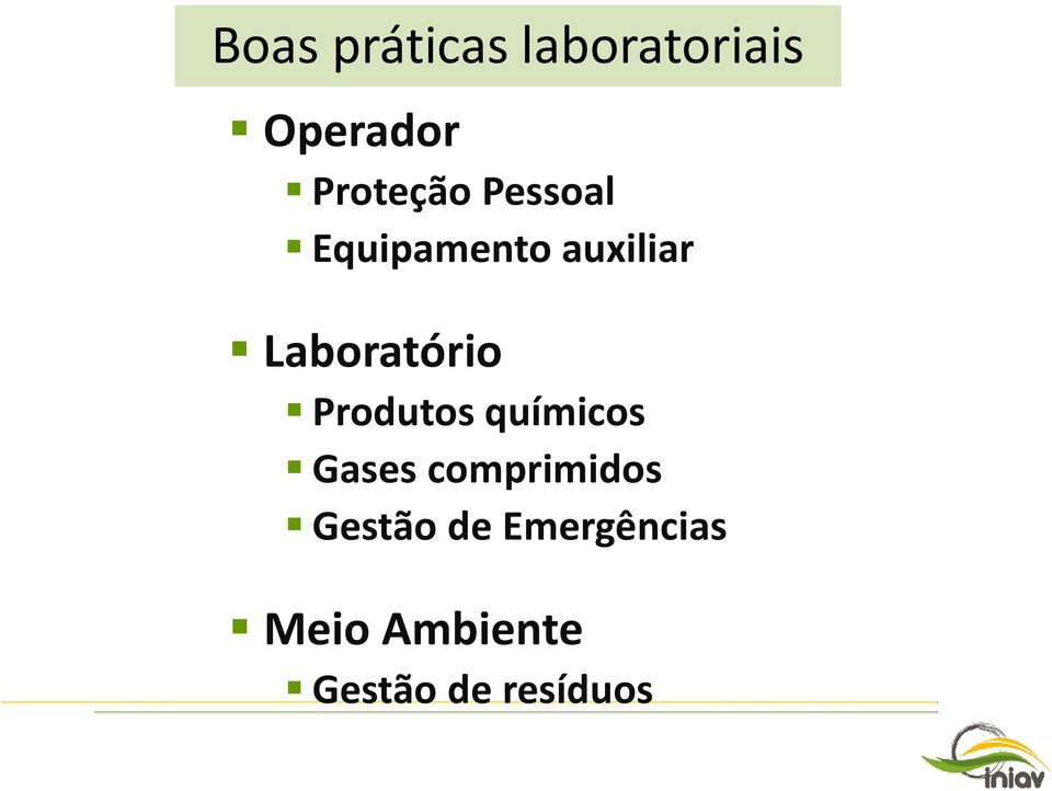 Laboratório Produtos químicos Gases