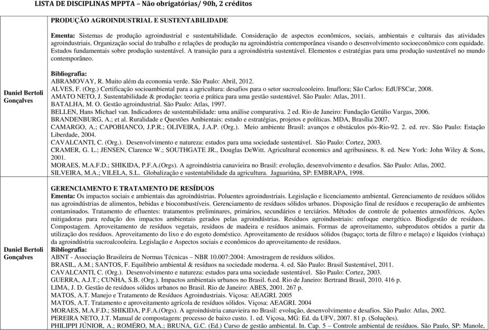 Organização social do trabalho e relações de produção na agroindústria contemporânea visando o desenvolvimento socioeconômico com equidade. Estudos fundamentais sobre produção sustentável.