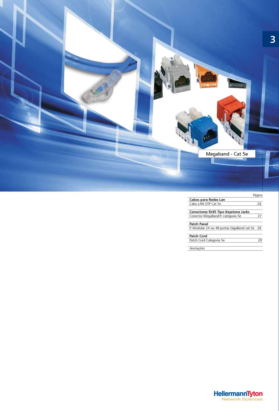 categoria 5e 27 Patch Panel P.