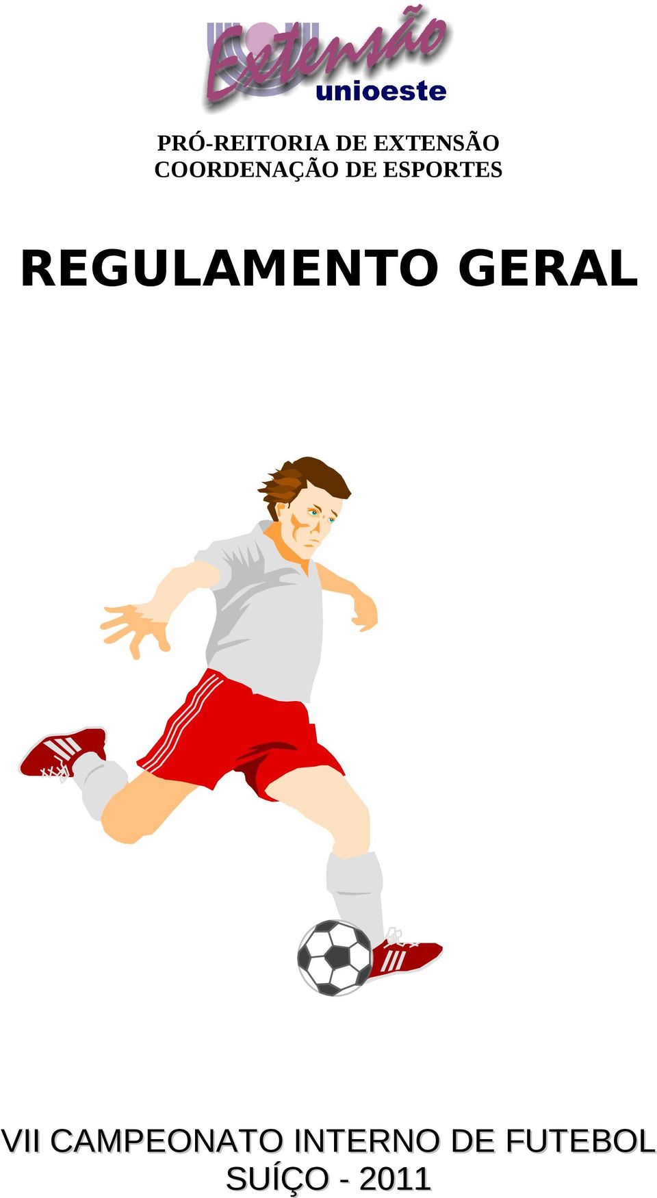 REGULAMENTO GERAL VII