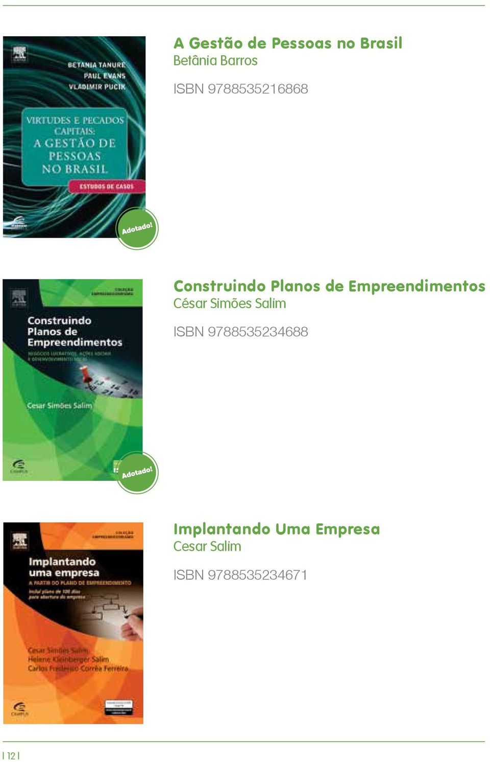 Empreendimentos César Simões Salim ISBN