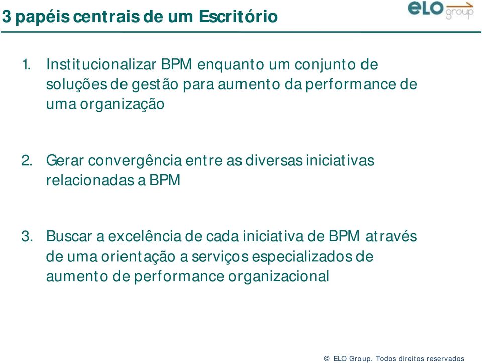 performance de uma organização 2.