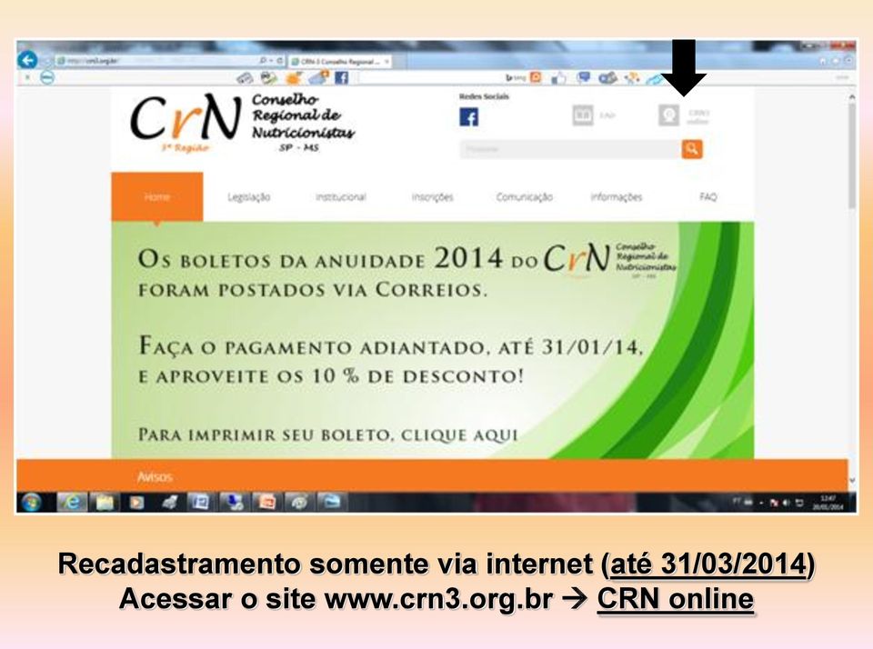 31/03/2014) Acessar o