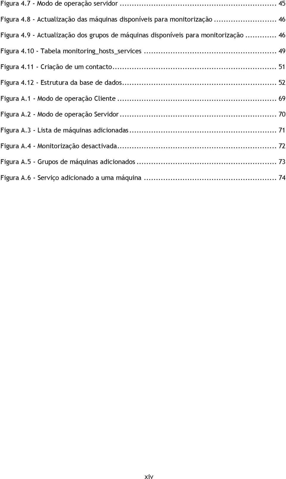 11 - Criação de um contacto... 51 Figura 4.12 - Estrutura da base de dados... 52 Figura A.1 - Modo de operação Cliente... 69 Figura A.