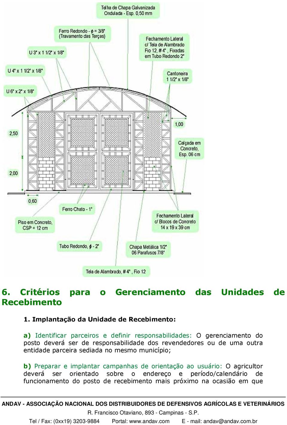 deverá ser de responsabilidade dos revendedores ou de uma outra entidade parceira sediada no mesmo município; b) Preparar e