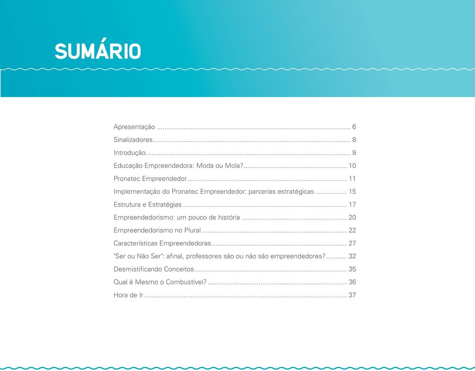 .. 17 Empreendedorismo: um pouco de história... 20 Empreendedorismo no Plural... 22 Características Empreendedoras.