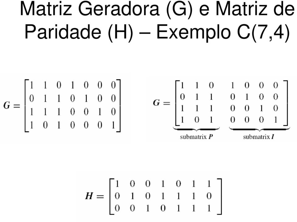 de Paridade