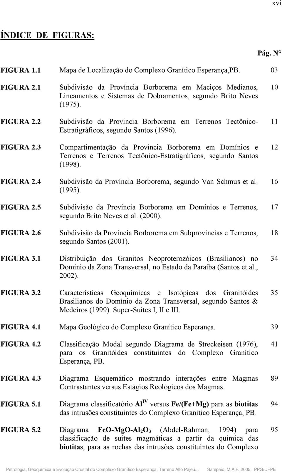 Subdivisão da Província Borborema em Terrenos Tectônico- Estratigráficos, segundo Santos (1996).