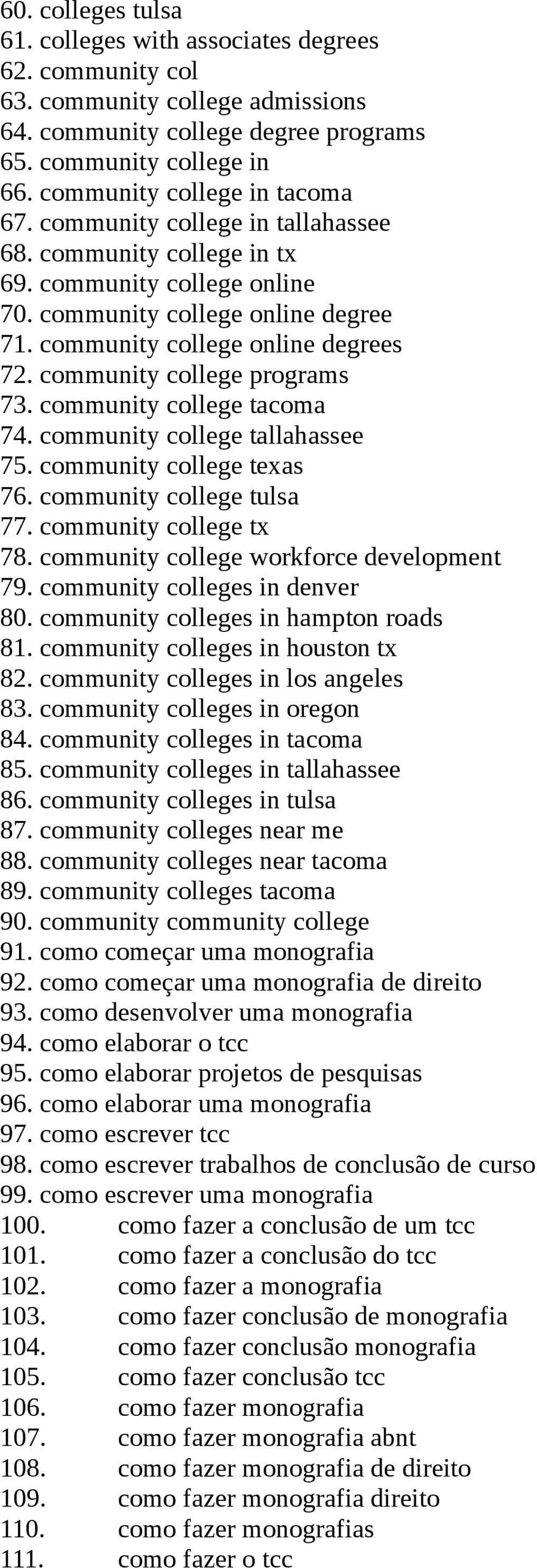 community college programs 73. community college tacoma 74. community college tallahassee 75. community college texas 76. community college tulsa 77. community college tx 78.