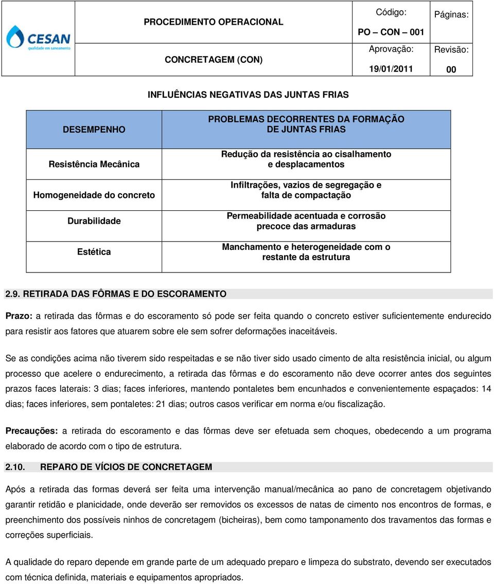 restante da estrutura 2.9.