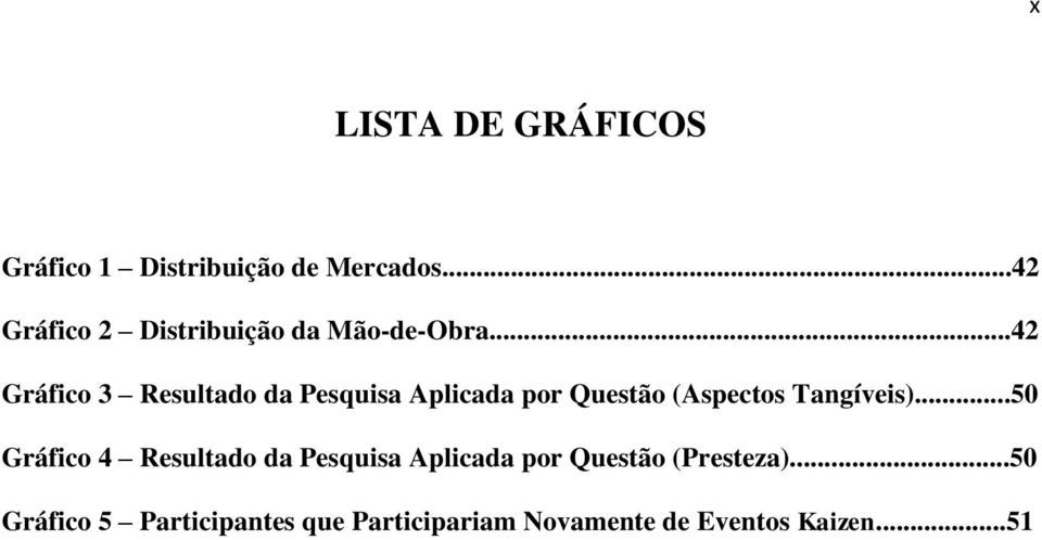 ..42 Gráfico 3 Resultado da Pesquisa Aplicada por Questão (Aspectos Tangíveis).