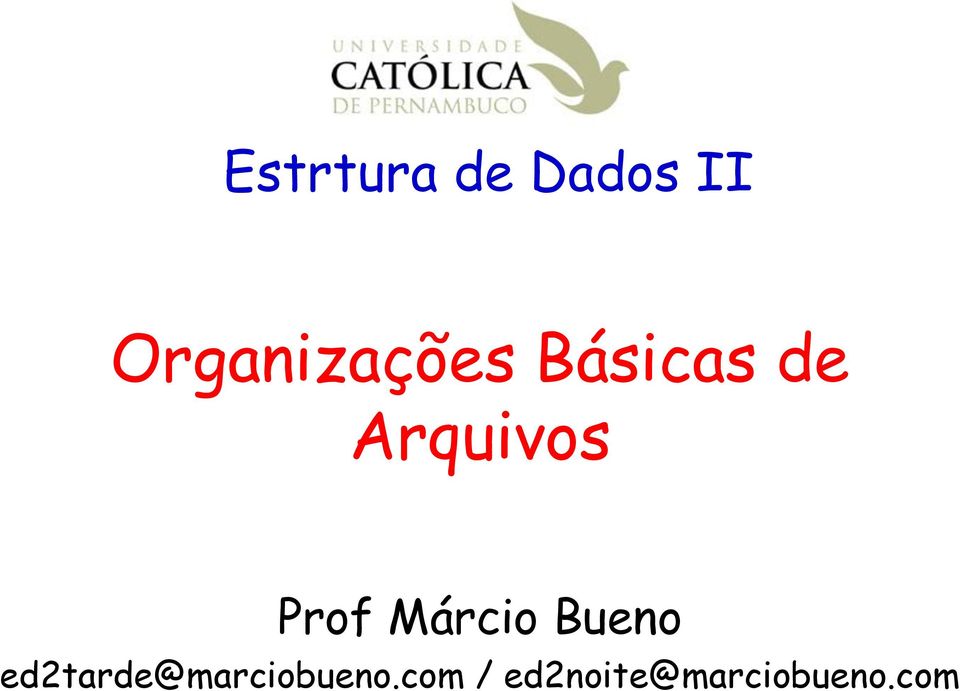 Arquivos Prof Márcio Bueno