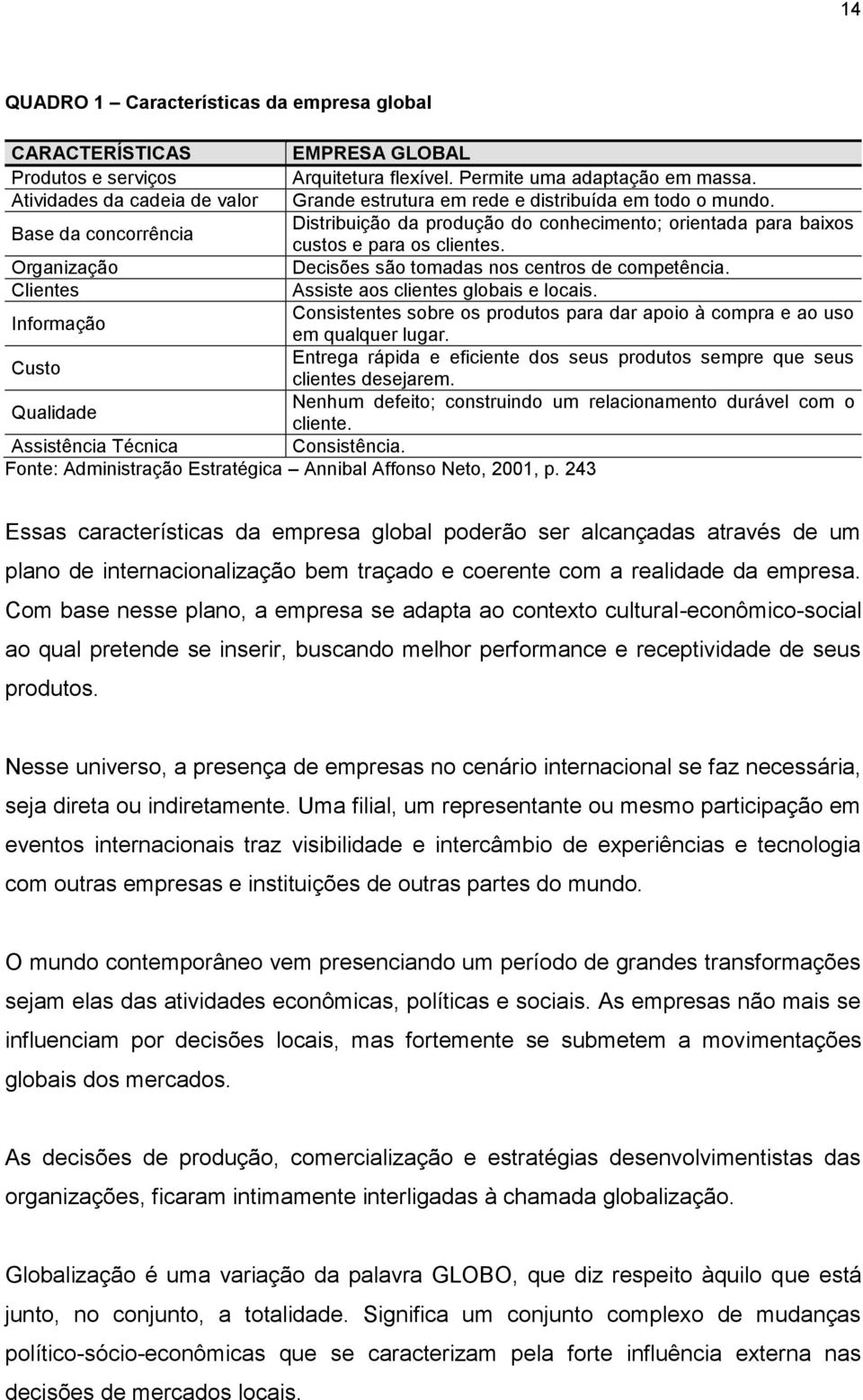 Organização Decisões são tomadas nos centros de competência. Clientes Assiste aos clientes globais e locais.