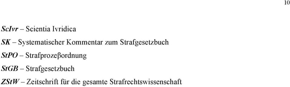 Strafgesetzbuch StPO Strafprozeβordnung