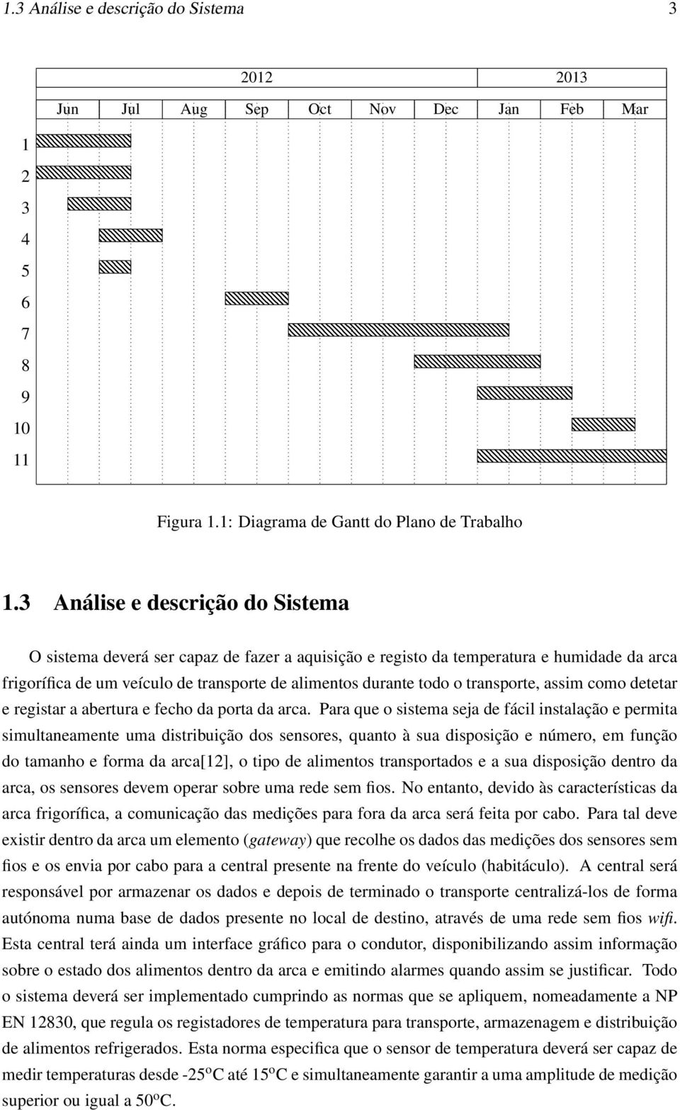 transporte, assim como detetar e registar a abertura e fecho da porta da arca.