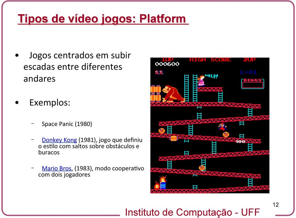 Kong (1981), jogo que definiu o es@lo com saltos sobre