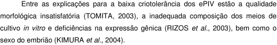 composição dos meios de cultivo in vitro e deficiências na expressão