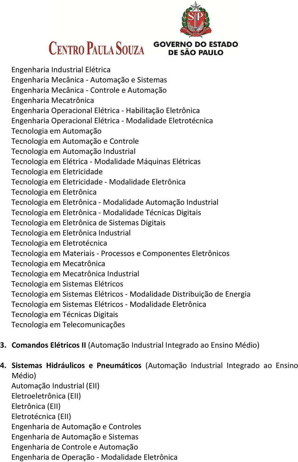 Comandos Elétricos II (Automação Industrial Integrado ao Ensino Médio) 4.