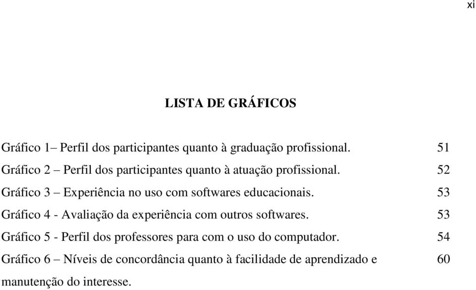 52 Gráfico 3 Experiência no uso com softwares educacionais.