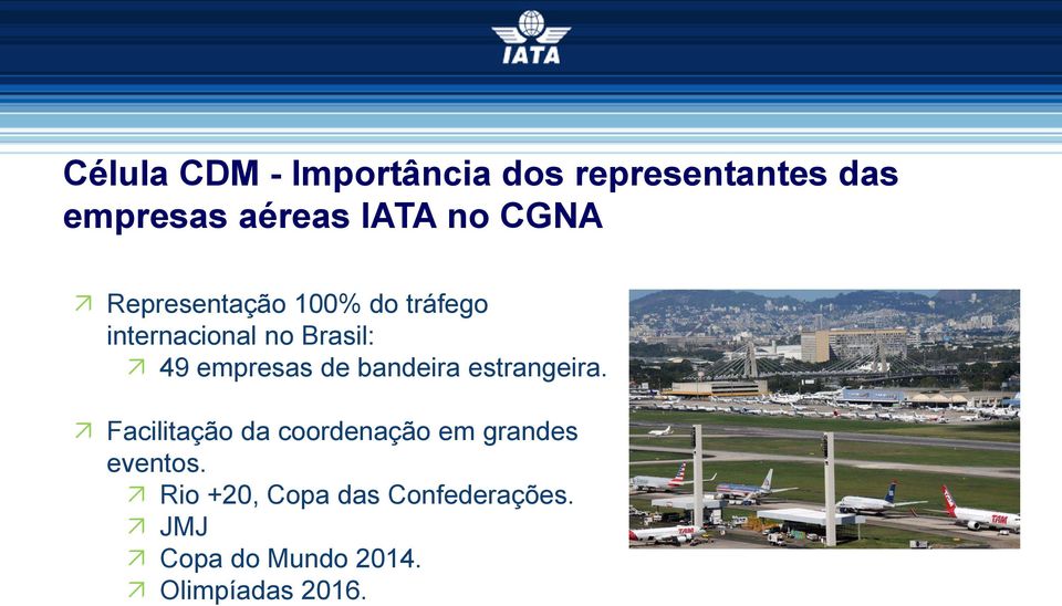 Coordinated Airport is defined by CGNA as the one where 100% of Operational the operational deals with capacity local is ATCs reached are