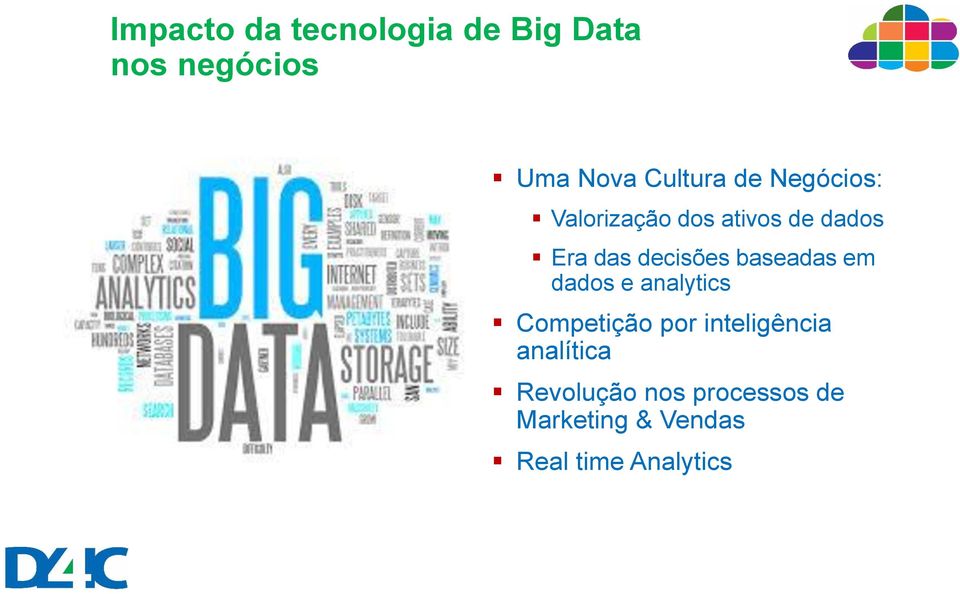 baseadas em dados e analytics Competição por inteligência