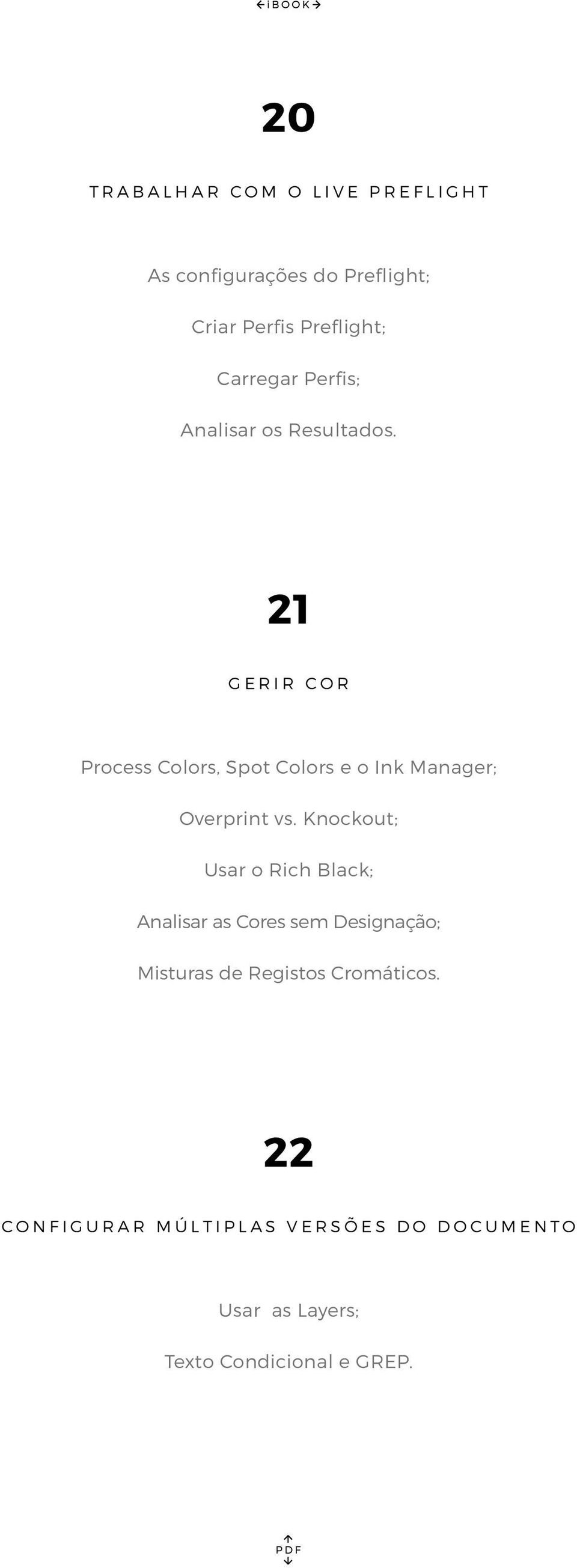 21 GERIR COR Process Colors, Spot Colors e o Ink Manager; Overprint vs.