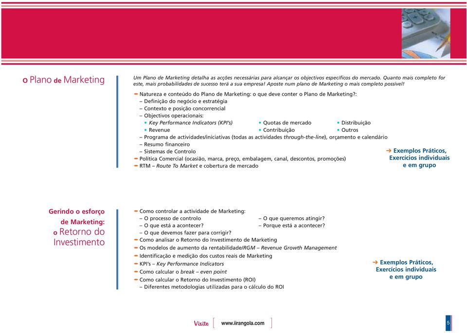 Natureza e conteúdo do Plano de Marketing: o que deve conter o Plano de Marketing?