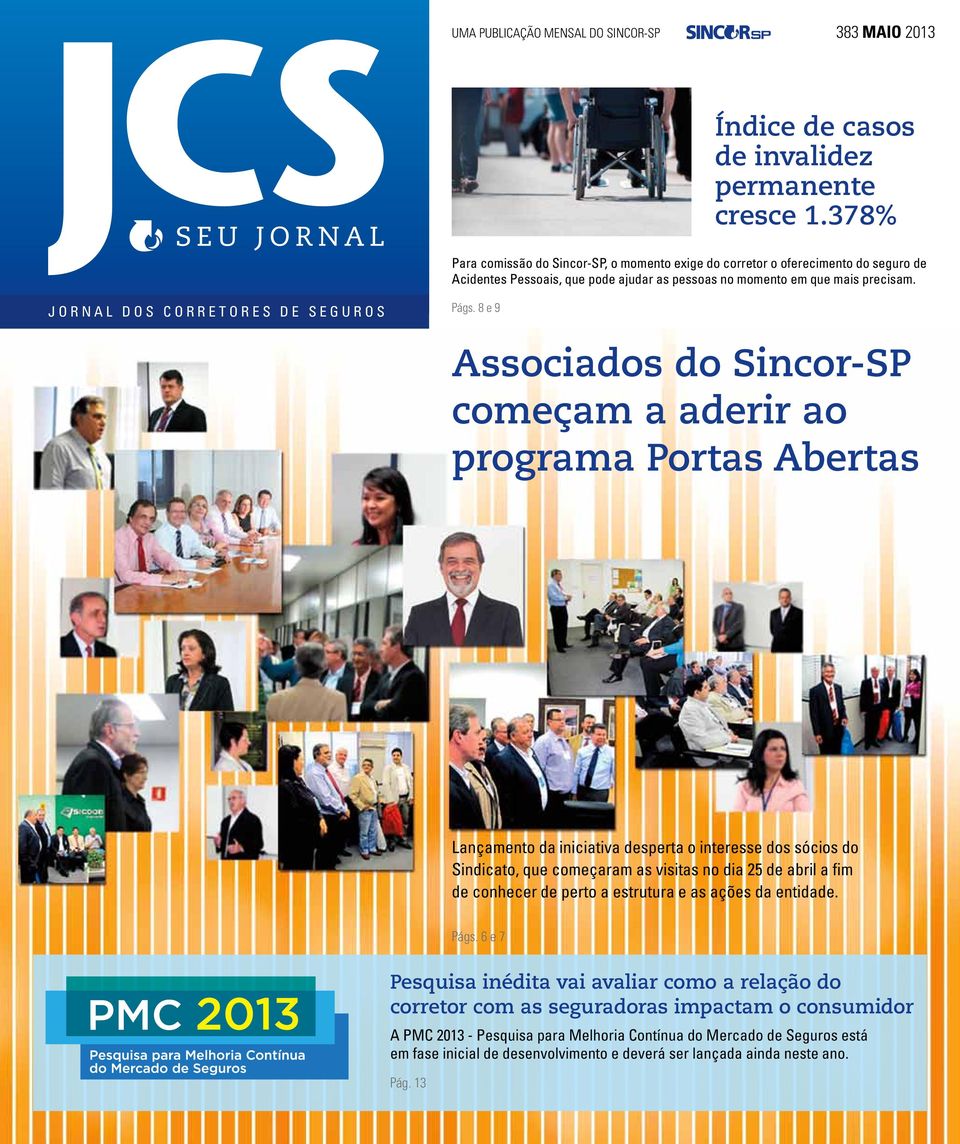 JORNAL DOS CORRETORES DE SEGUROS Págs.