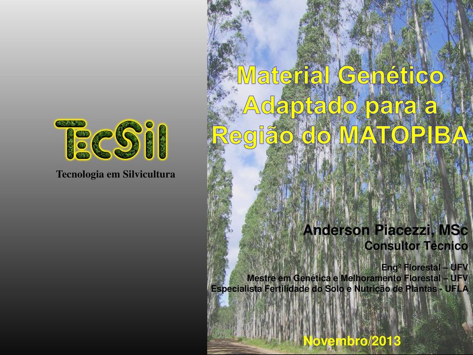 Genética e Melhoramento Florestal UFV Especialista