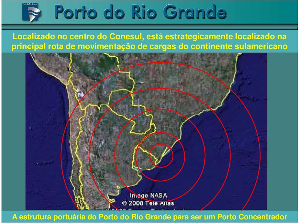 movimentação de cargas do continente sulamericano A