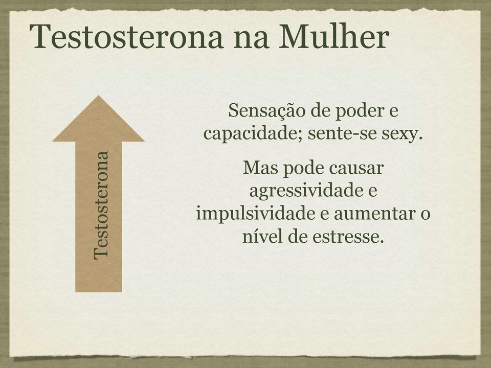 Testosterona Mas pode causar