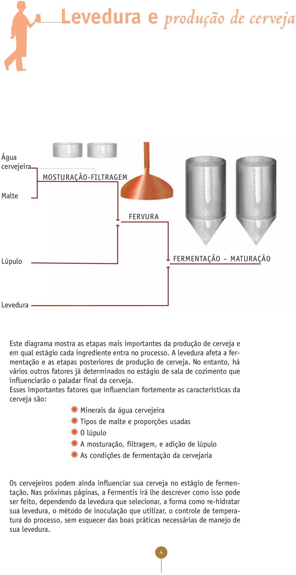 No entanto, há vários outros fatores já determinados no estágio de sala de cozimento que influenciarão o paladar final da cerveja.