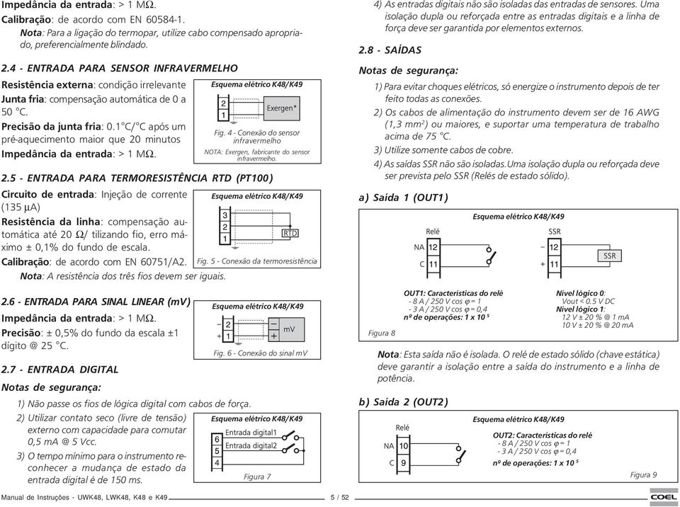 4 - Cexão do sensor pré-aquecimento maior que 2 