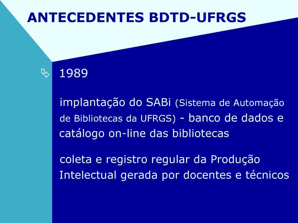 de dados e catálogo on-line das bibliotecas coleta e