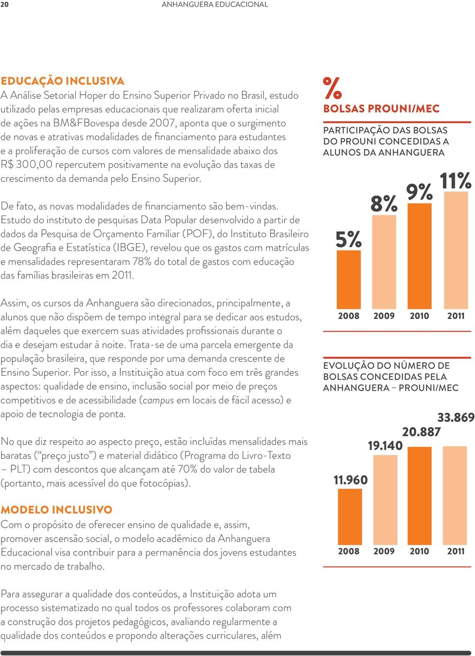 positivamente na evolução das taxas de crescimento da demanda pelo Ensino Superior. De fato, as novas modalidades de financiamento são bem-vindas.