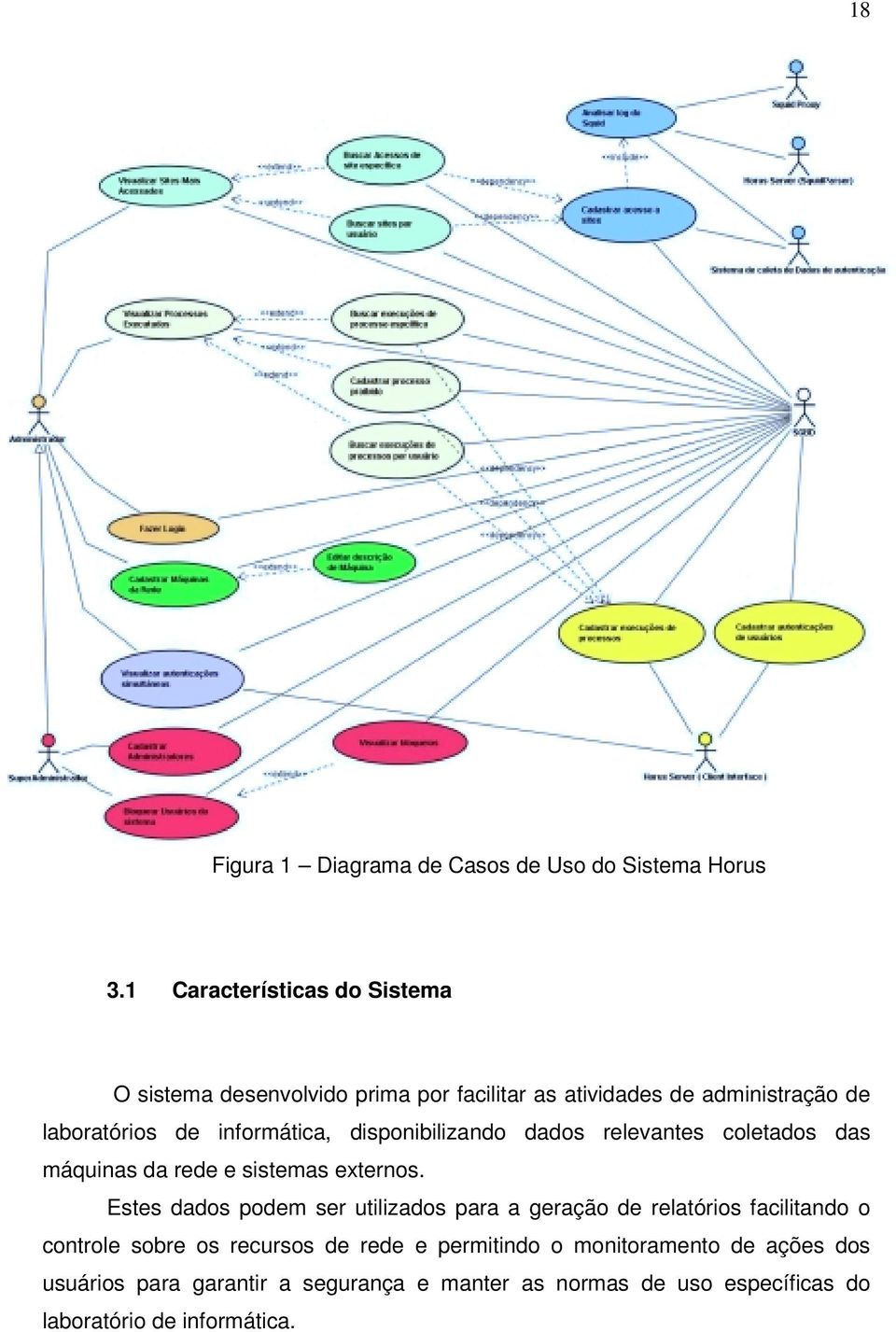 informática, disponibilizando dados relevantes coletados das máquinas da rede e sistemas externos.