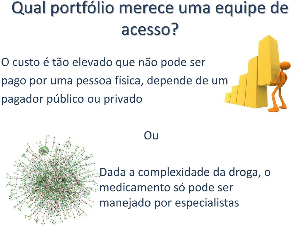 física, depende de um pagador público ou privado Ou Dada a