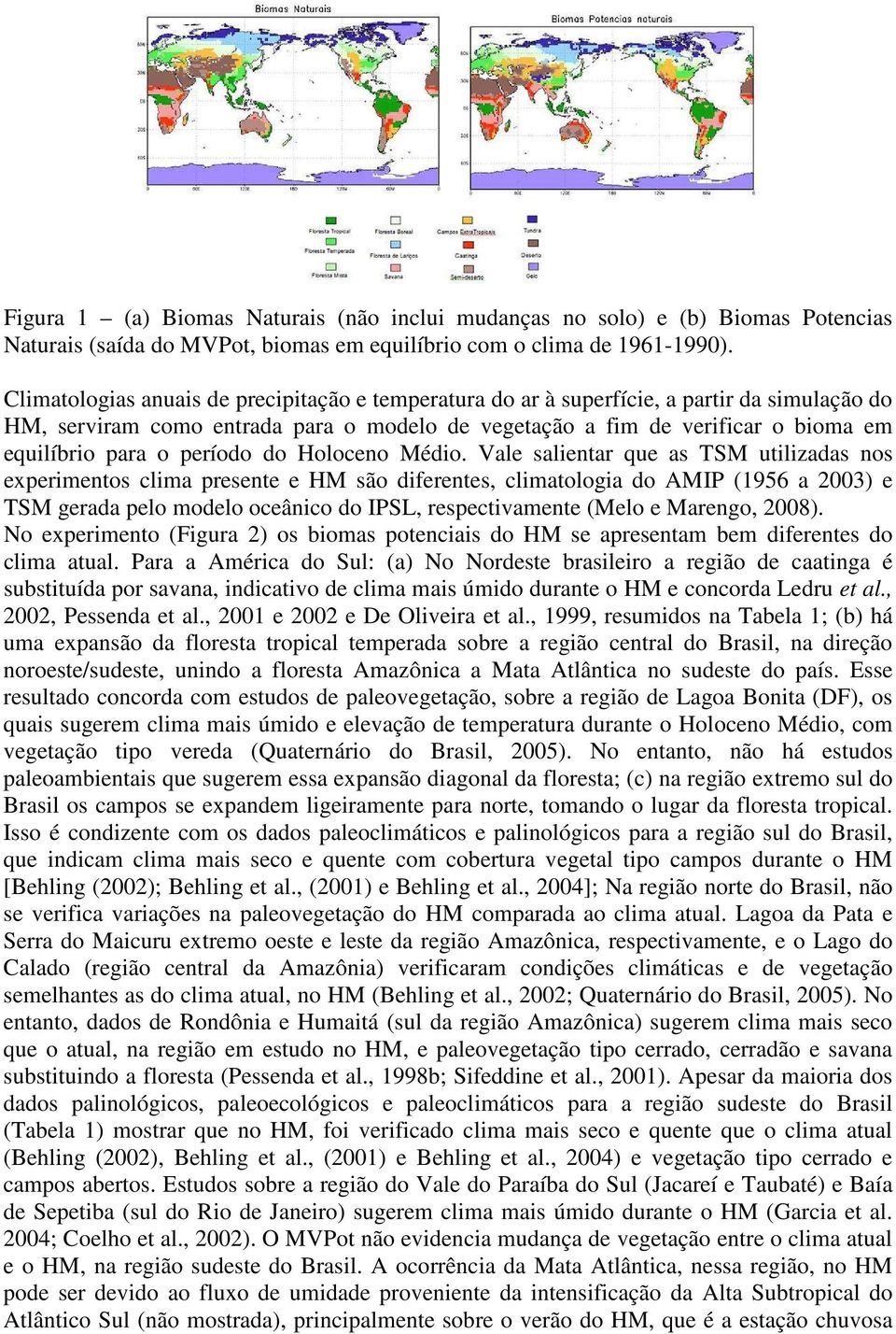 período do Holoceno Médio.