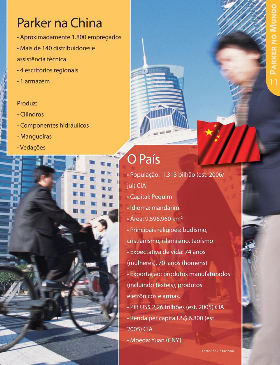 - Vedações O País População: 1,313 bilhão (est. 2006/ jul) CIA Capital: Pequim Idioma: mandarim Área: 9.596.