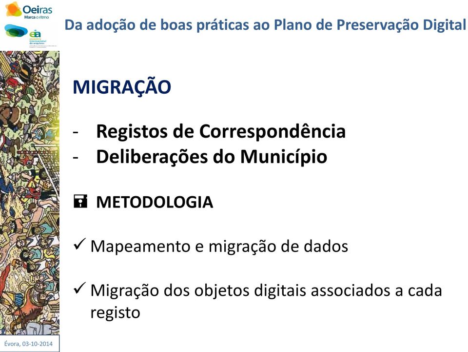 Mapeamento e migração de dados Migração