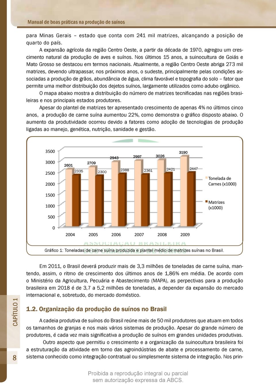 Nos últimos 15 anos, a suinocultura de Goiás e Mato Grosso se destacou em termos nacionais.