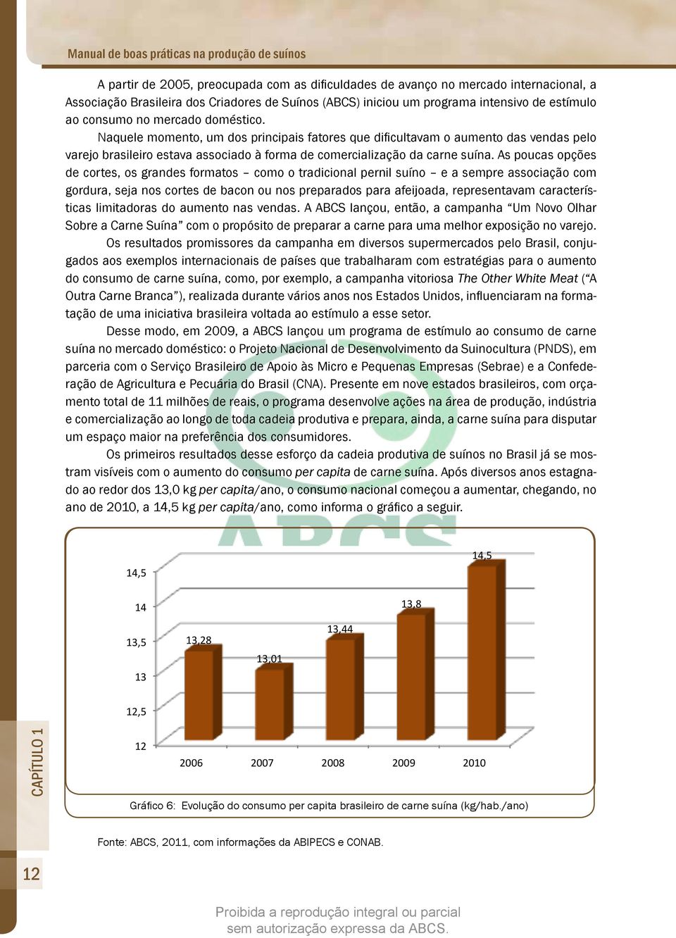 Naquele momento, um dos principais fatores que dificultavam o aumento das vendas pelo varejo brasileiro estava associado à forma de comercialização da carne suína.
