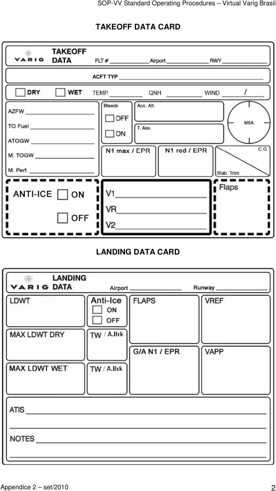 LANDING DATA