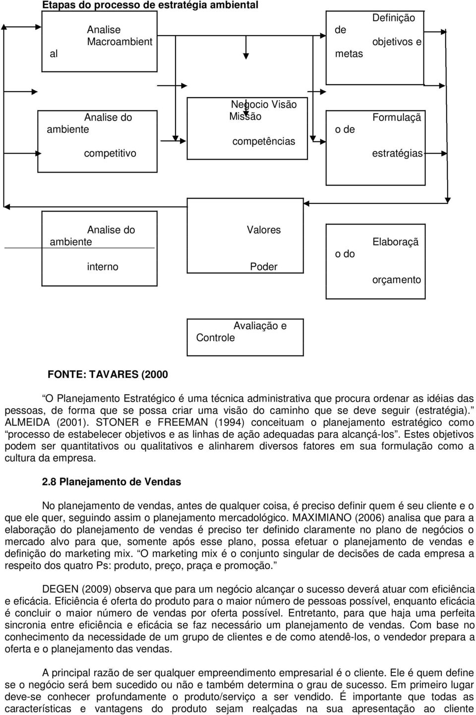 de forma que se possa criar uma visão do caminho que se deve seguir (estratégia). ALMEIDA (2001).