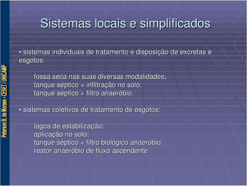 séptico + filtro anaeróbio bio.