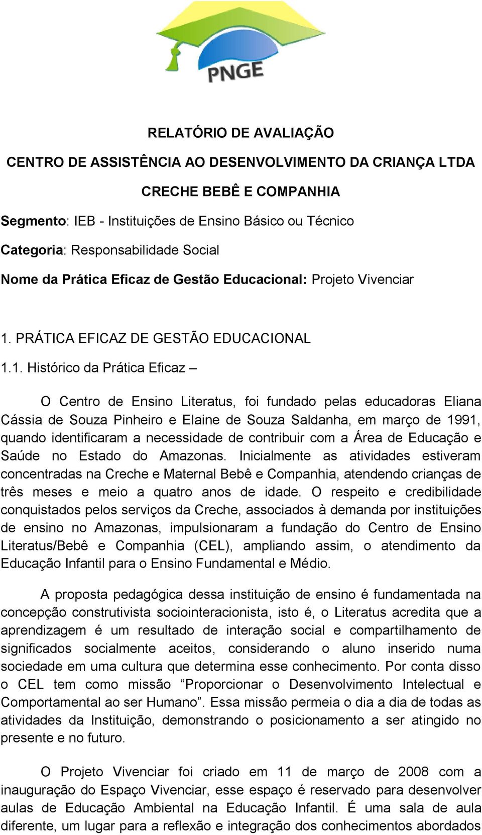 PRÁTICA EFICAZ DE GESTÃO EDUCACIONAL 1.