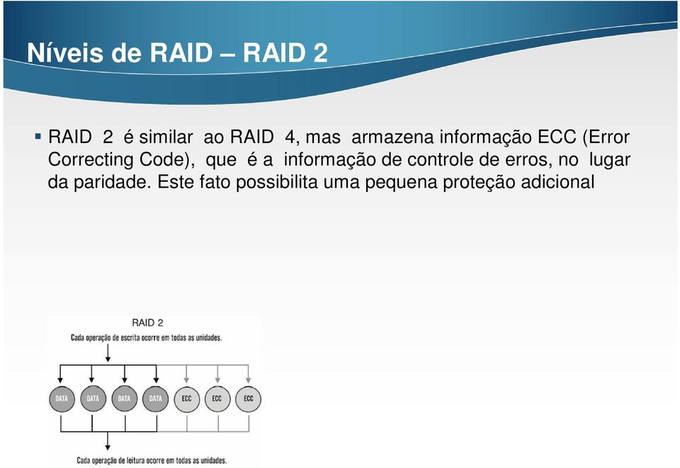 a informação de controle de erros, no lugar da