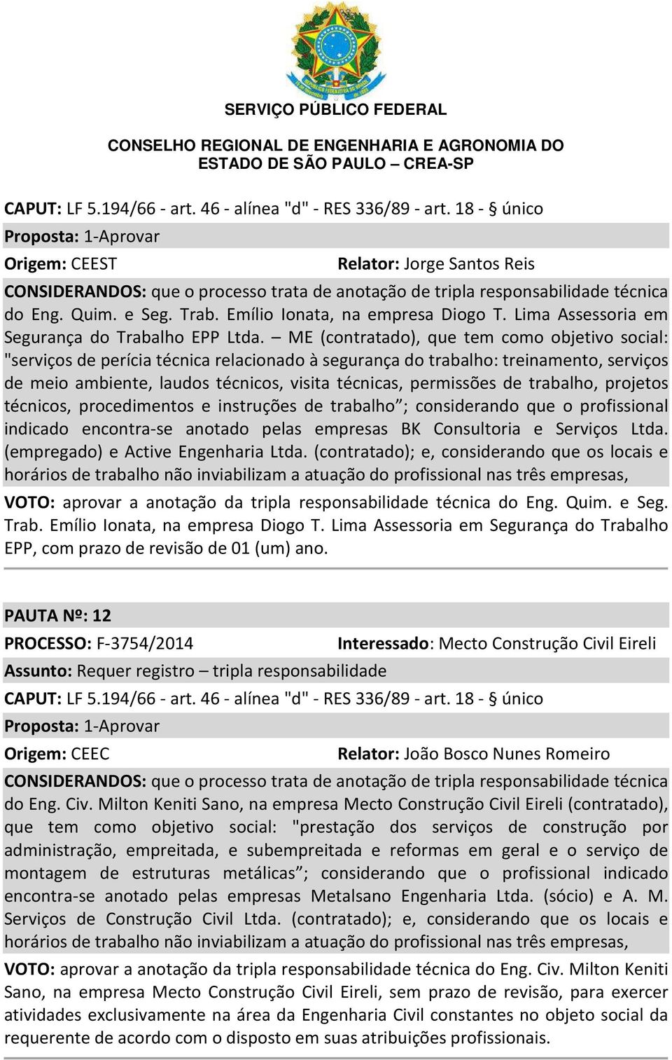 Lima Assessoria em Segurança do Trabalho EPP Ltda.