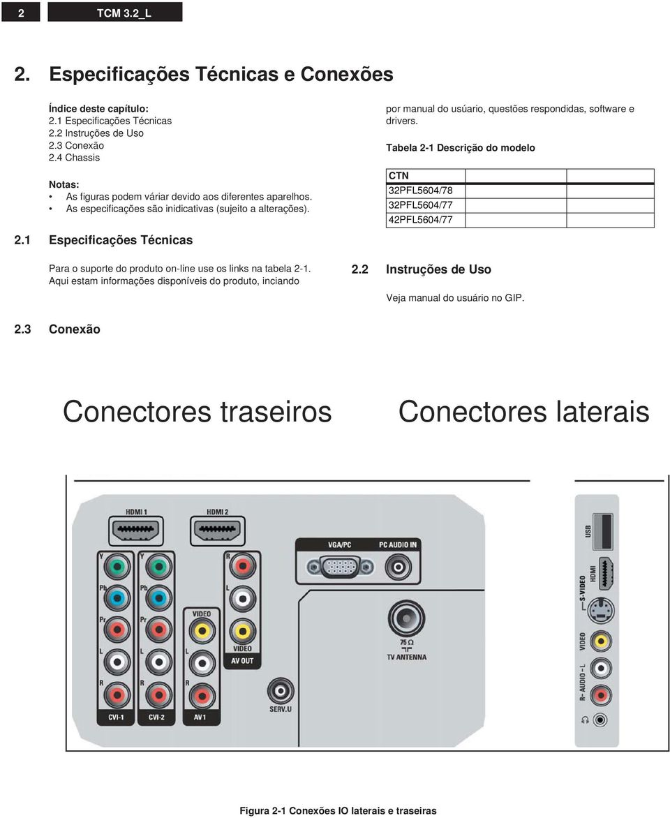 . specificações écnicas Para o suporte do produto on-line use os links na tabela -.