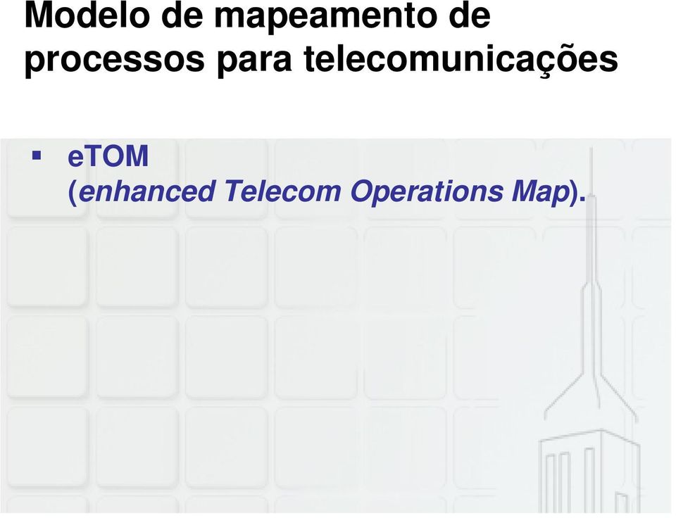 telecomunicações etom